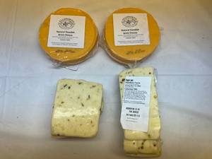 Assortment of cheeses