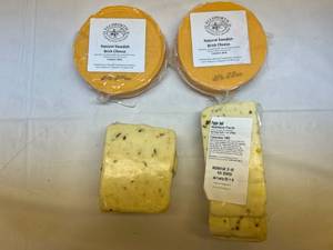 Assortment of cheeses