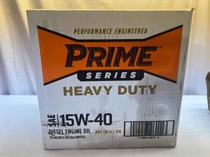 3x 1 Gallon 15W-40 Prime Series Heavy Duty Diesel Engine Oil