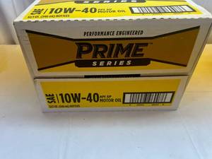 12x 1qt Prime Series 10w-40 Motor Oil