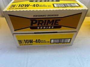 12x 1qt Prime Series 10w-40 Motor Oil