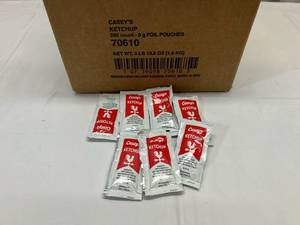 2x 200 Pouches Ketchup