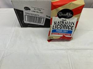 II. 1x 84oz bags DarrellLea Soft Australian Licorice-Sugar Free