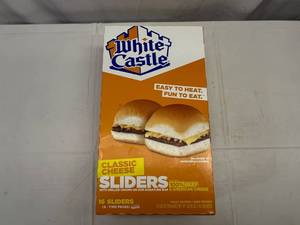 G. 1x 16 White Castle Cheese Sliders(8-2Packs)