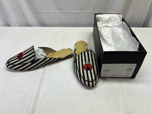 New Talbots Shoes 7.5M BlackIvory-Ryan Novelty