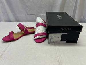 New Talbots Shoes 7M Tropical Punch-Keri Double Strap