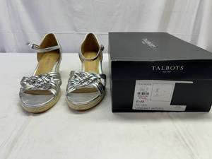 New Talbots Shoes 6.5M Silver- Lyndsay Woven
