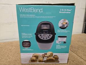 West Bend 3 lb High Rise Breadmaker