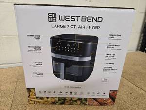 West Bend Large 7 Qt Air Fryer - Black