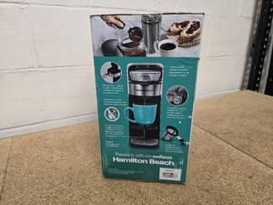Hamilton Beach the scoop Single Serve Coffee Maker - Stainless Steel  Black