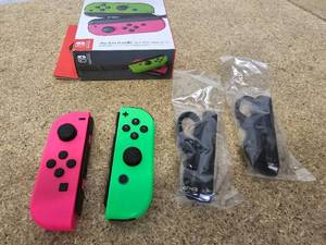Nindtendo Switch Joy-Con controller Neon Pink  Neon Green