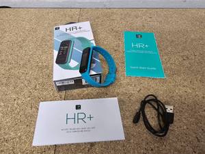 HR 3 Pro Activity tracker with heart rate and body temp sensor  more - blue band