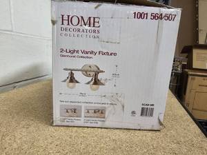Home Decorators Collection 2-Light Vanity Fixture - Brushed Nickel