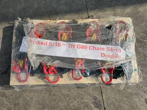 lot 42 image: Double Leg Rigging Chains 516