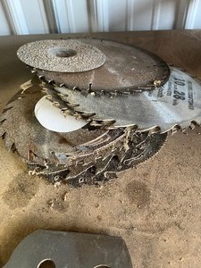 Pile Of Saw Blades