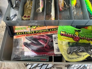 Tackle  box with tackle