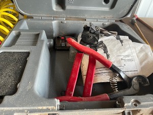 Air hose  sprayer and a couple specialty pliers