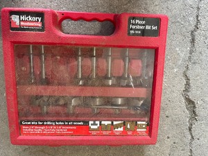 Forstner drill bit set