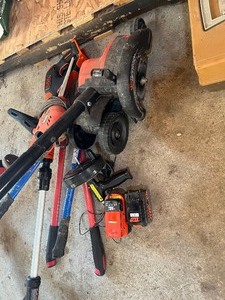 yard Tools  cordless and electric
