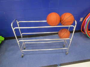 lot 11 image: Ball Rack & Basketballs