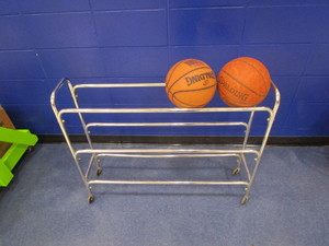 lot 12 image: Ball Rack & Basketballs