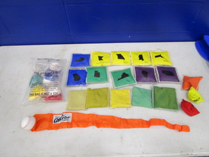 lot 17 image: (6) (New) Comet Tail Baseballs & (18) Bean Bags