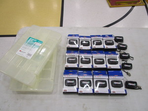 lot 20 image: (17) (New) Pedometers (5) Used & Storage Totes