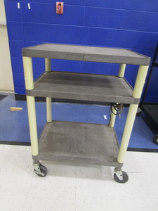 lot 33 image: Poly AV Cart 18x24x34