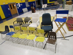 lot 38 image: Misc. Chairs