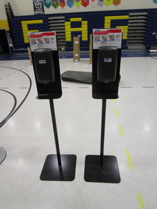 lot 70 image: (2) Hand Sanitizer Stations