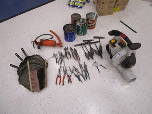 lot 86 image: Misc. Tools, Hardware, Blower