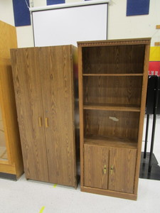 lot 99 image: (2) Cabinets 17x30x71 & 1428x72