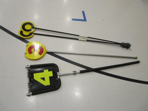 lot 167 image: Football Down Markers & Measuring Sticks