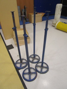 lot 171 image: (4) Track & Field Measuring Stands