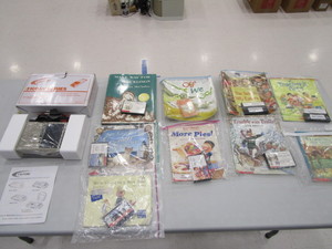 lot 223 image: (New) Cassette Player & Books wCassettes