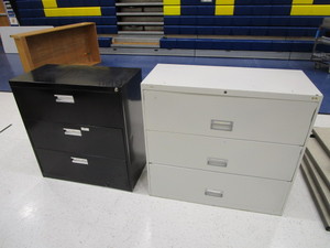lot 116 image: (2) Lateral File Cabinets 18x42x40 & 18x36x38