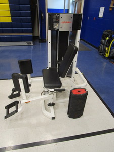lot 117 image: Lifetime Fitness Hip AbductionAdduction Machine