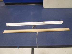 lot 133 image: Pull Down Map & Projector Screen