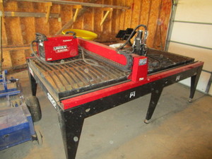 lot 1 image: Lincoln 4800 Torchmate CNC Plasma Cutting Table