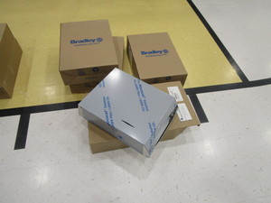 lot 227 image: (4) Bradley Paper Towel Dispenser