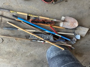 Brooms, Shovels and Hoes