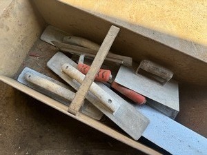 Box of Drywall Tools
