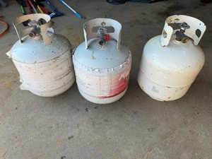 Three Propane Tanks