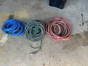 Three Air Hoses