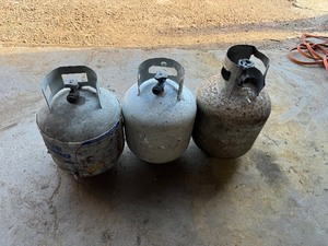 Three Propane Tanks