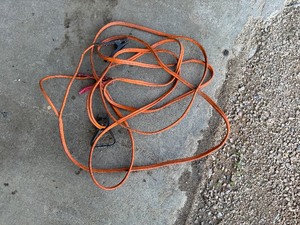 Jumper Cable with Battery Charger Plug End