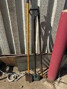 Three Long Handled Ice Scrapers