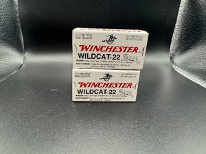 Winchester Wildcat 22 Two Boxes 50 Cartridges per Box