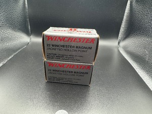 Winchester Magnum 22 Super X, Two Boxes, 50 Cartridges per Box