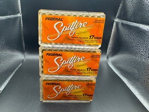 Federal Spitfire Hyper-Velocity 17 HMR. Qty 3 Boxes, 50 Rounds per Box